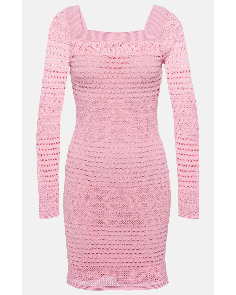 Tom Ford Miniabito in crochet Rosa
