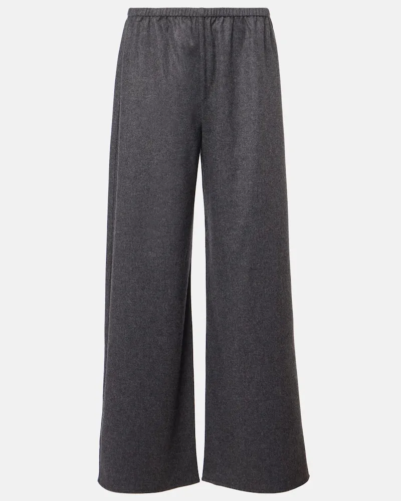 ASCENO Pantaloni Austin in lana e cashmere Grigio