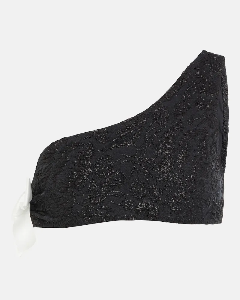 Giambattista Valli Top bikini monospalla Nero