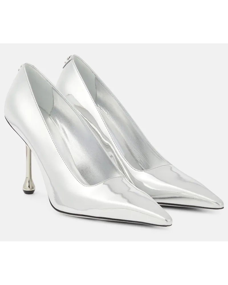 Jimmy Choo Pumps Ixia 95 in vernice Argento