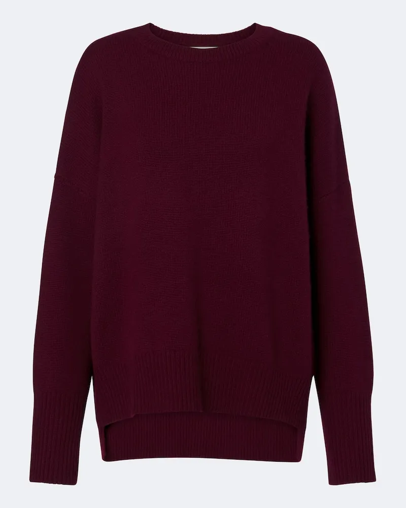 Lisa Yang Pullover Mila in cashmere Borgogna