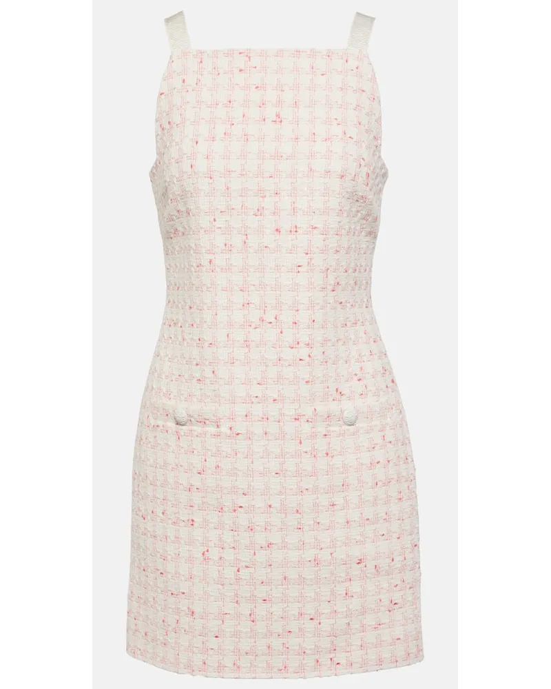 Veronica Beard Miniabito Xochi in tweed Bianco