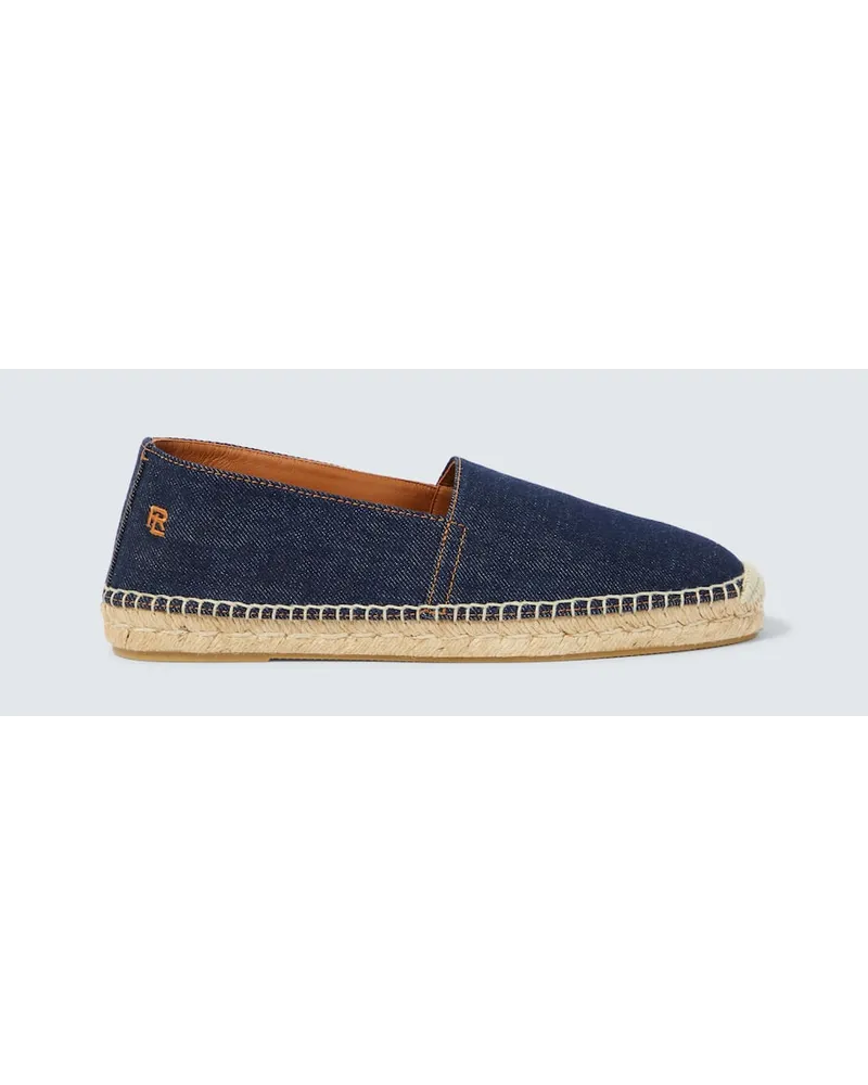 Ralph Lauren Espadrillas Bowsworth in denim Blu