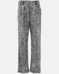 Blazé Milano Blazé Milano Pantaloni Fox con paillettes Argento