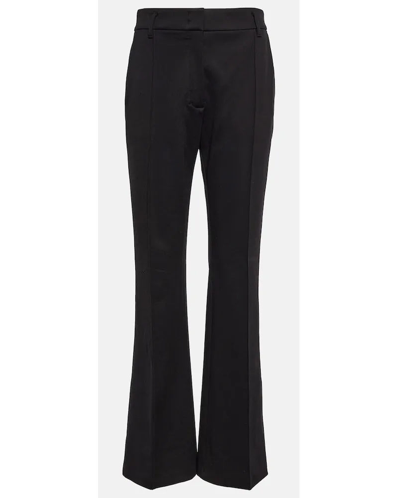 Dorothee Schumacher Pantaloni regular a vita alta Nero