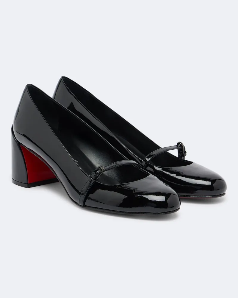 Christian Louboutin Pumps Jane Nina in vernice Nero