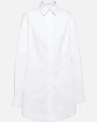 Alaïa Alaïa Camicia in popeline di cotone Bianco