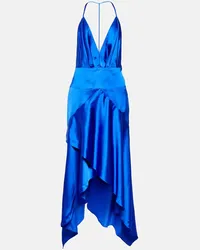 Alexandre Vauthier Abito midi asimmetrico Blu