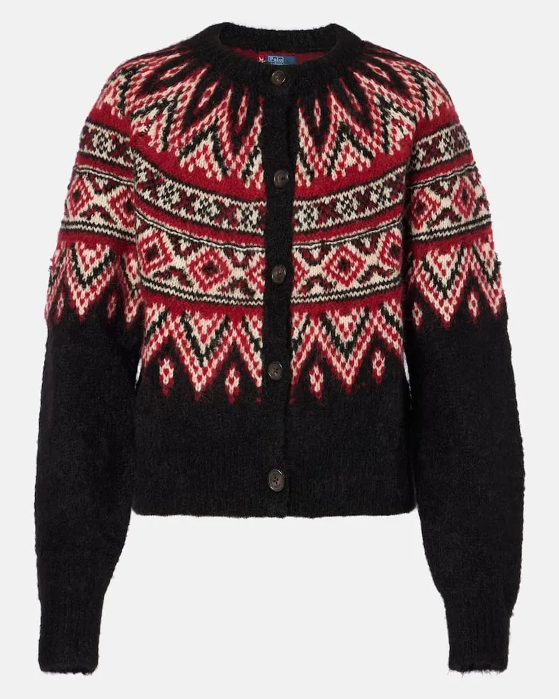 Ralph Lauren Cardigan Fair Isle in misto alpaca e lana Multicolore