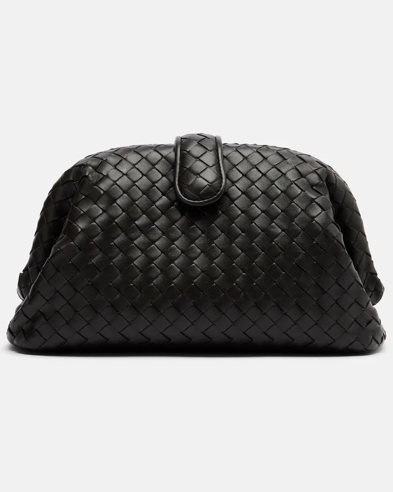 Bottega Veneta Clutch Lauren 1980 Small in pelle Marrone