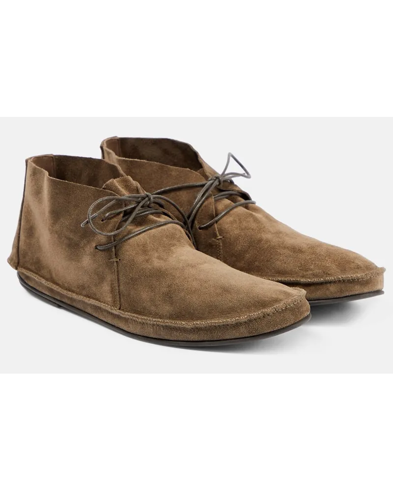 The Row Stivaletti Tyler in suede Beige