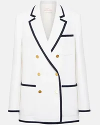 Valentino Garavani Blazer in misto cotone Bianco