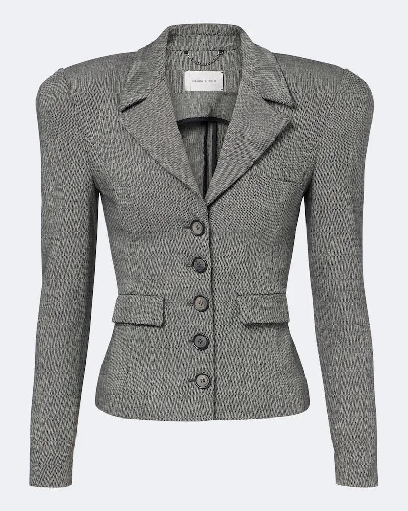Magda Butrym Blazer in misto lana Grigio