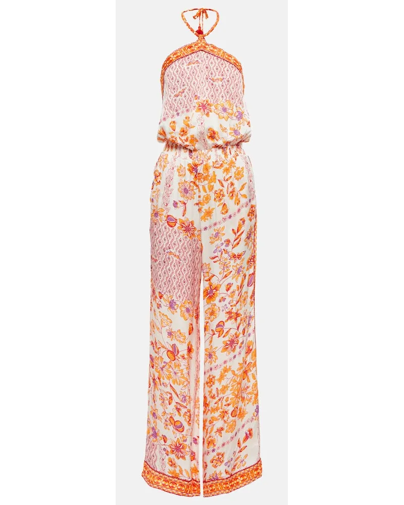 Poupette St Barth Jumpsuit Isabelle con stampa Multicolore