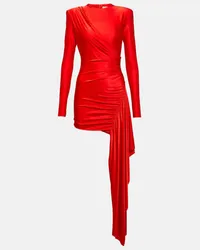 Alexandre Vauthier Miniabito con volant Rosso