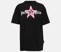 T-shirt Star Sprayed in cotone
