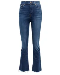 7 for all mankind Jeans Slim Kick a vita alta Blu