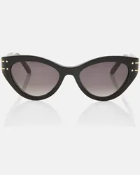 Dior Occhiali da sole cat-eye DiorSignature B7I Nero