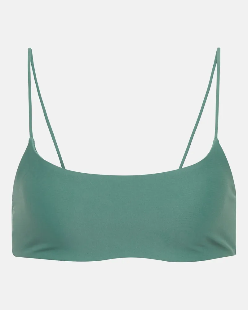 JADE SWIM Top bikini Muse Scoop Verde