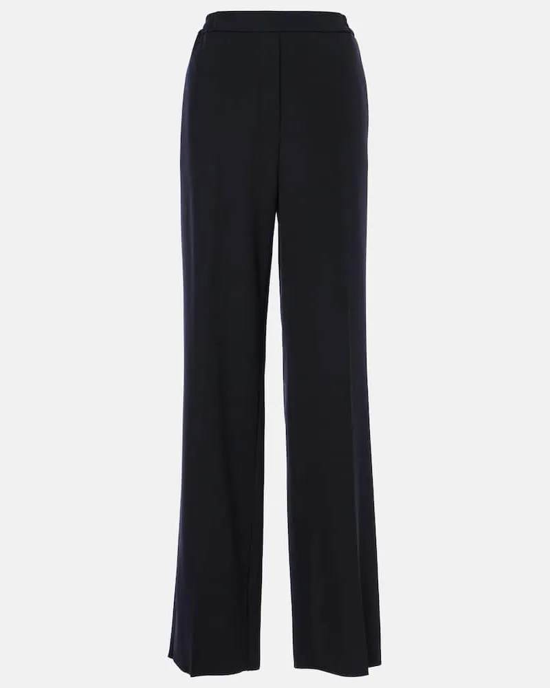 TOD'S Pantaloni a gamba larga in lana Blu