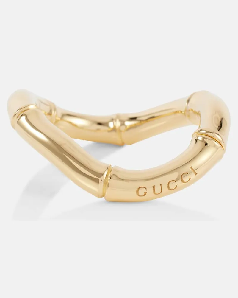 Gucci Bracciale Bamboo bagnato in oro Oro
