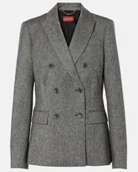 Altuzarra Blazer Indiana in tweed di lana Nero