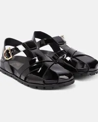 Dries van Noten Sandali in vernice Nero