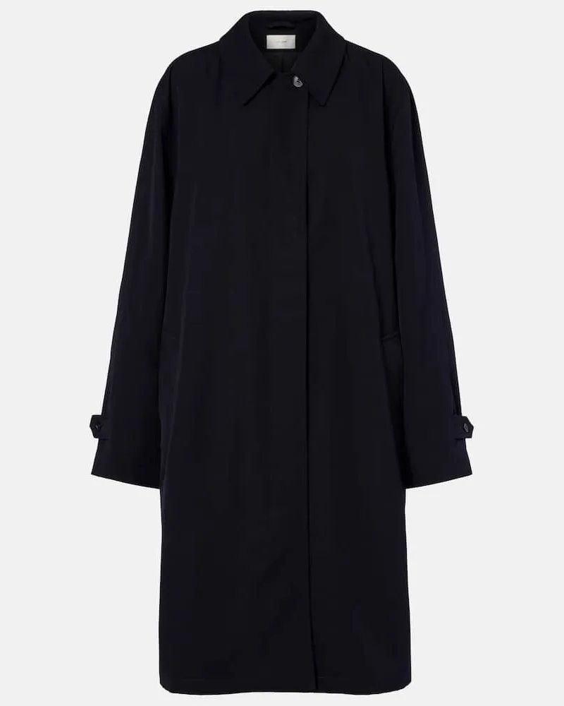 The Row Cappotto Dayton in lana Blu