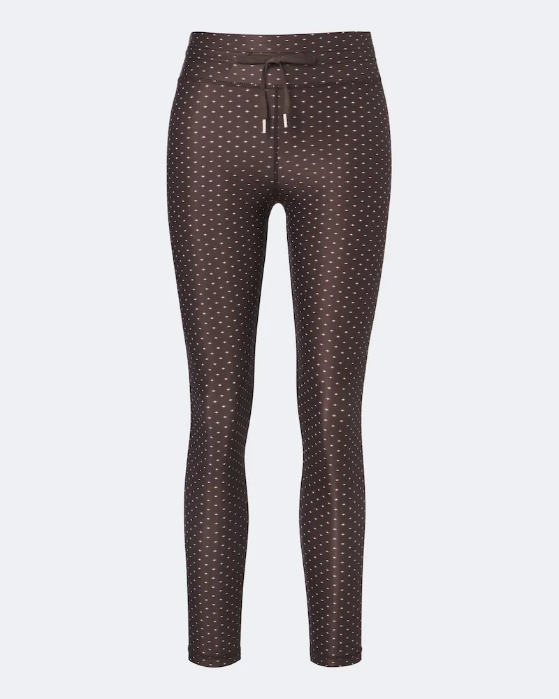 The Upside Leggings cropped Poet con stampa Marrone