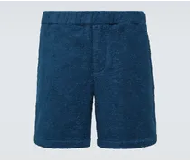 Shorts in spugna di cotone