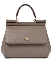 Dolce & Gabbana Borsa Sicily Small in pelle Marrone