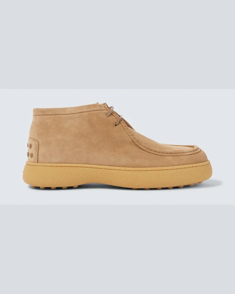 TOD'S Stivaletti in suede Beige