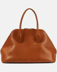 The Row Borsa Devon Large in pelle Marrone