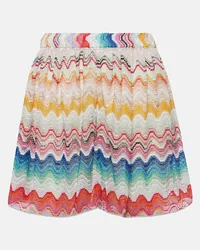 Missoni Shorts a vita alta Multicolore