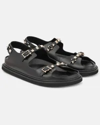 Valentino Garavani Sandali Rockstud in pelle Nero