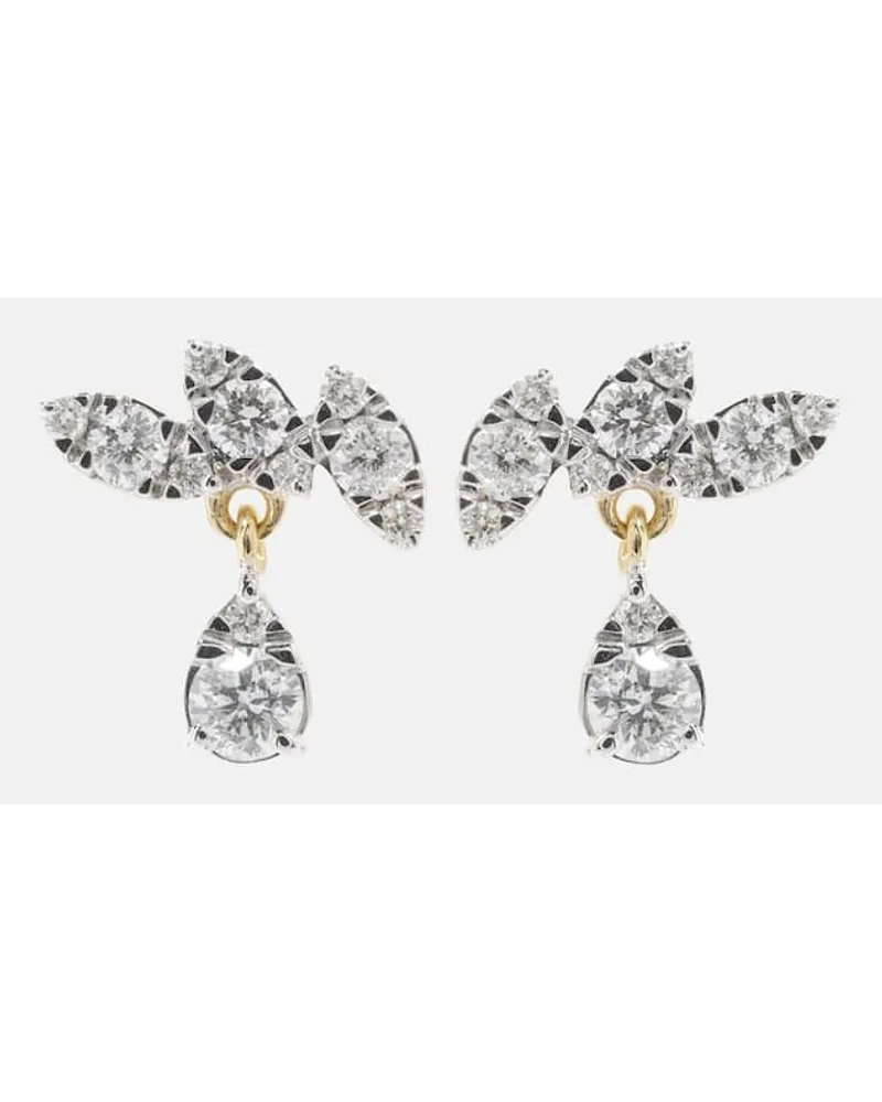 Stone & Strand Orecchini Muse Drop in oro 10kt con diamanti Oro