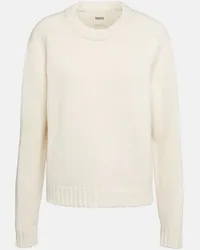 KHAITE Pullover Mae in cashmere Bianco