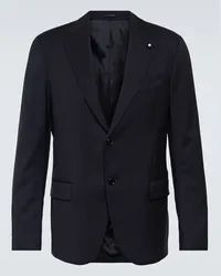 LARDINI Blazer in lana Blu