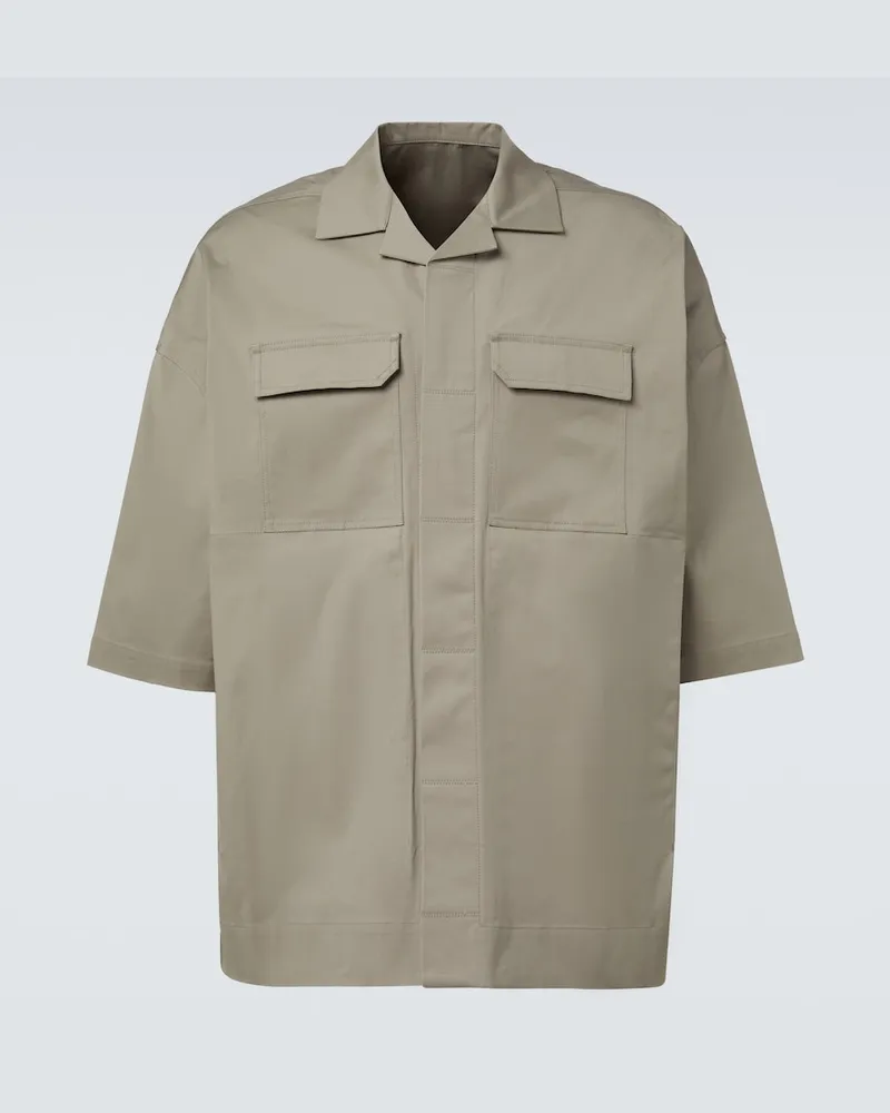 Rick Owens Camicia Magnum Tommy in misto cotone Grigio