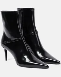 Saint Laurent Stivaletti Hacker 70 in pelle Nero