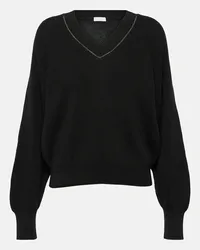 Brunello Cucinelli Pullover in cotone Nero