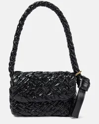 Bottega Veneta Borsa a spalla Kalimero Città Small in pelle Nero