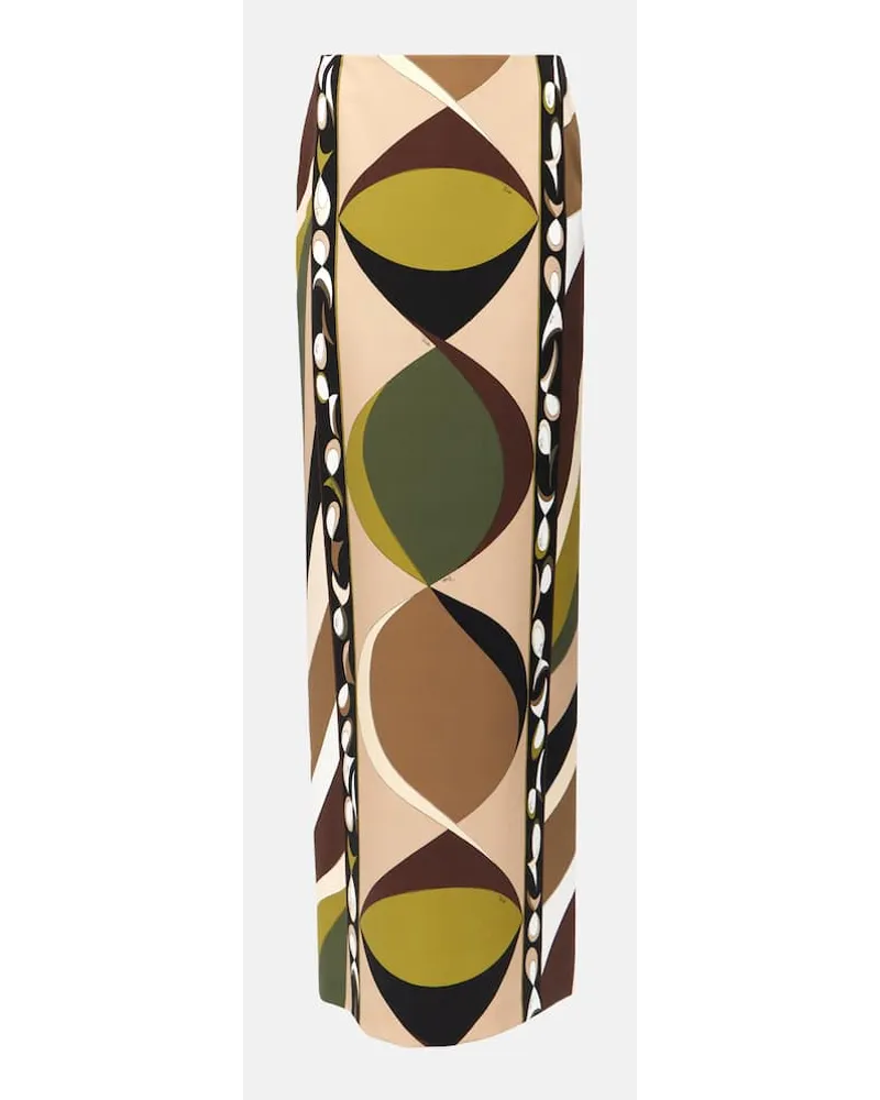 Emilio Pucci Minigonna in seta Nero