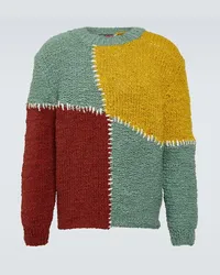 The Elder Statesman Pullover in maglia di cotone Multicolore