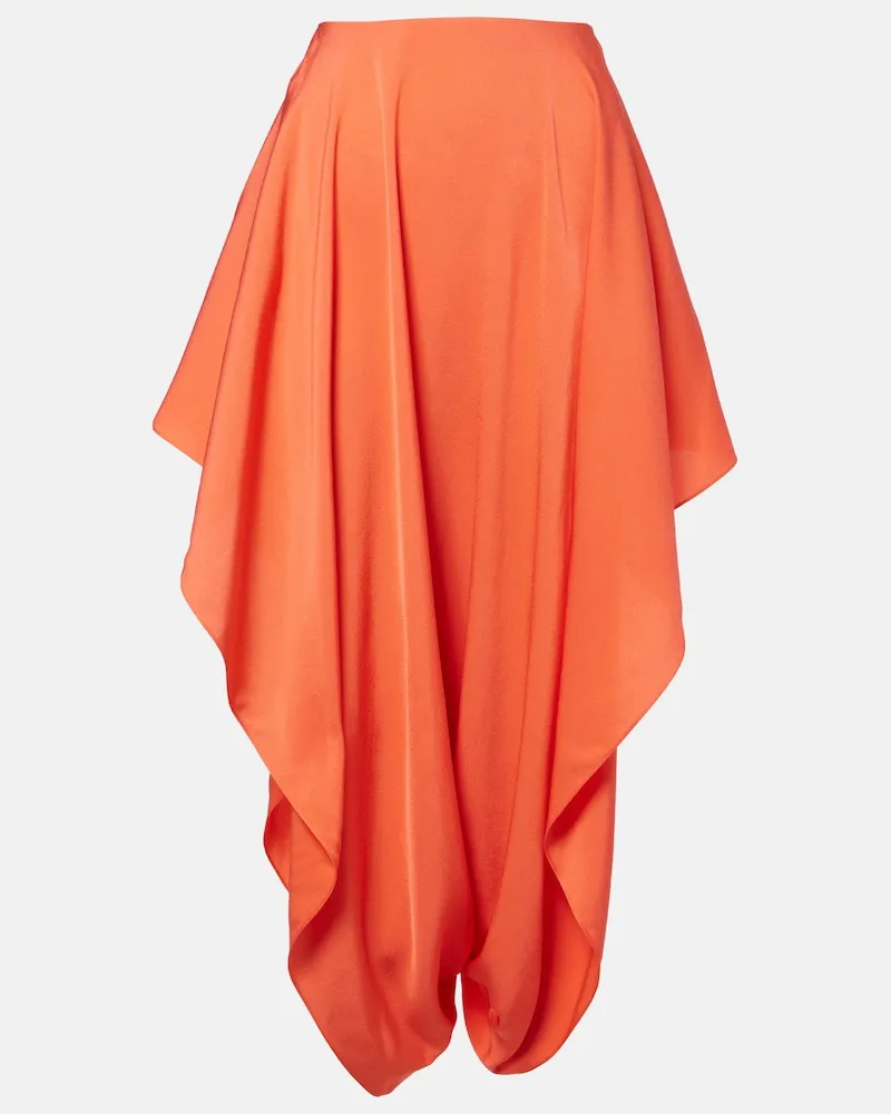 Alaïa Alaïa Gonna midi Peek in cady Arancione