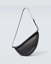 The Row Borsa a tracolla Slouchy Banana Large in pelle Nero