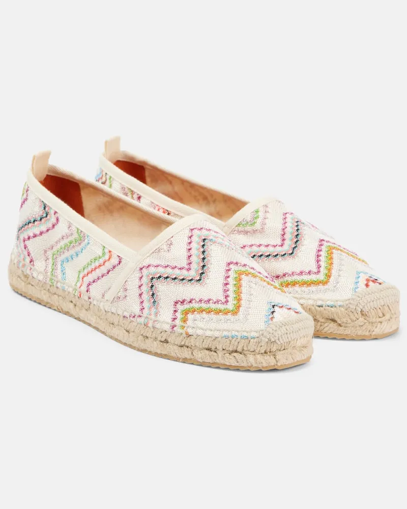 Missoni Espadrillas Elle a zig-zag Multicolore