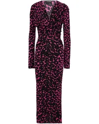 Tom Ford Abito midi con stampa leopardata Multicolore