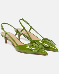 Valentino Garavani Pumps slingback VLogo in pelle Verde