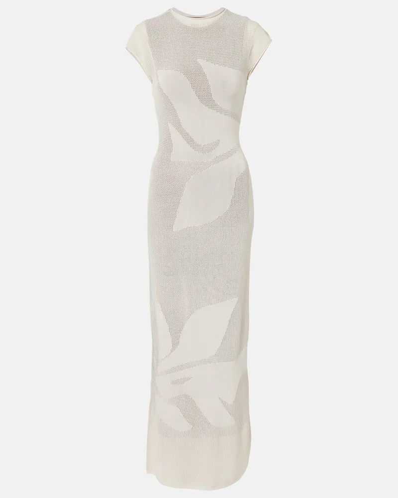 SIR Abito lungo Solange in maglia Bianco